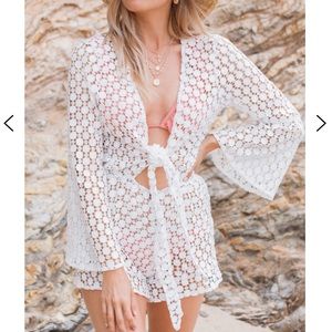 Amaryllis Beach Romper Cover-up